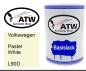 Preview: Volkswagen, Pastel White, L90D: 500ml Lackdose, von ATW Autoteile West.